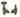 Daisy Manual Radiator Valves - Antique Brass