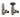 Manual Traditional Radiator Valves - Black Nickel